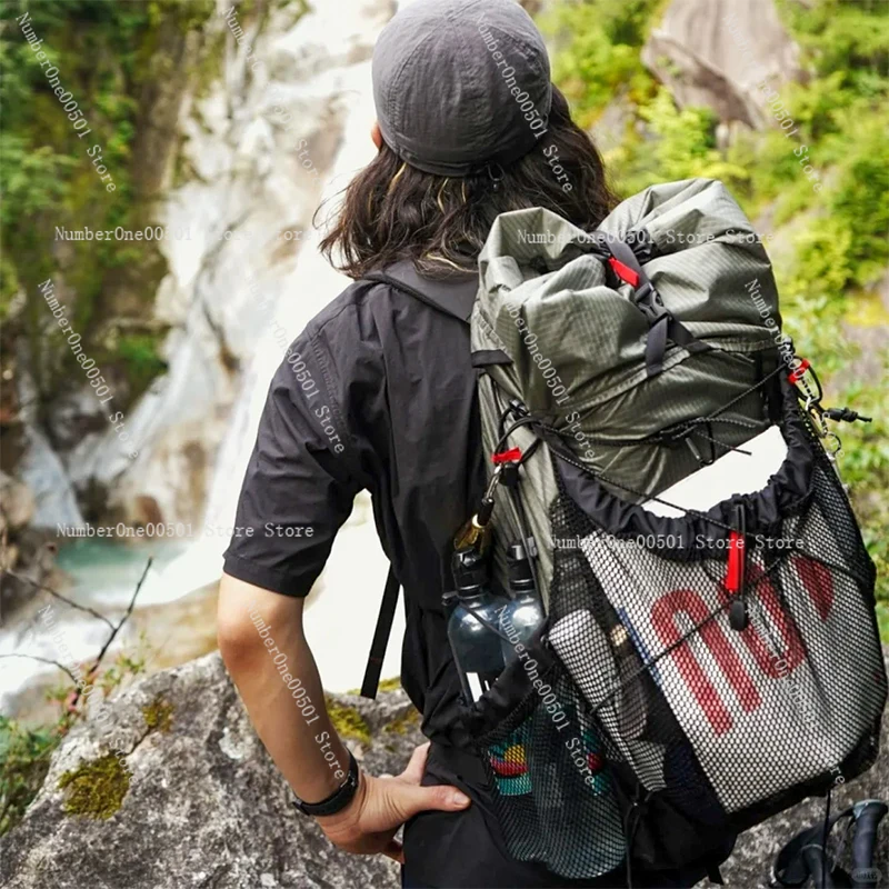 خفيفة الوزن في الهواء الطلق على ظهره حقيبة ترحال خفيفة الوزن تسلق الجبال متعددة الوظائف حقيبة سفر التخييم تسلق شبكة حقيبة الظهر