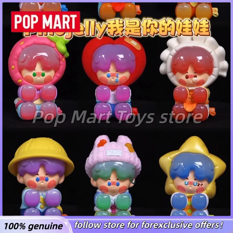 

Authentic POP MART Pino Jelly I’M Your Doll Series Blind Box Cute Desktop Decoration Collectible Figure Toy As Birthday Gifts