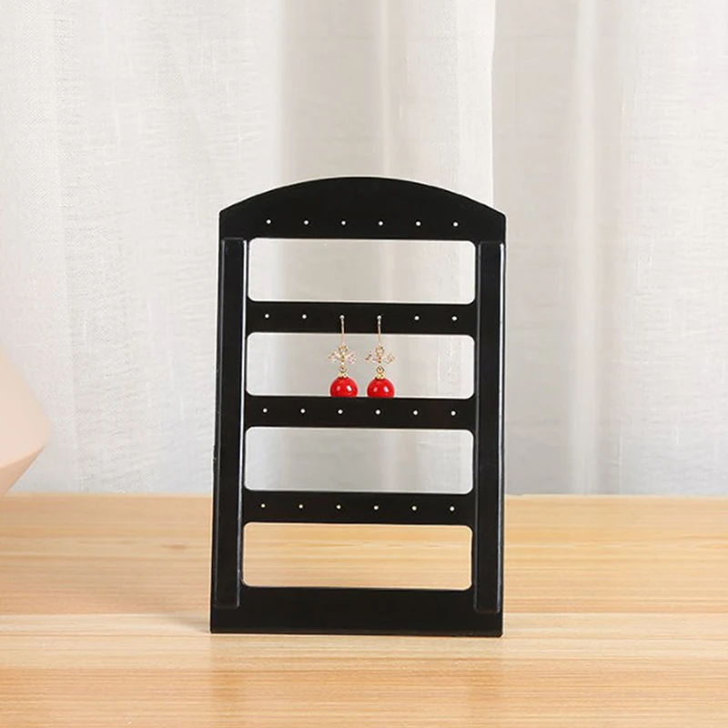 1Pcs Acrylic Earring Board Earrings Storage Rack Fashion High-end Earring Display Organizer Stand Ear Stud Window Hanging Holder