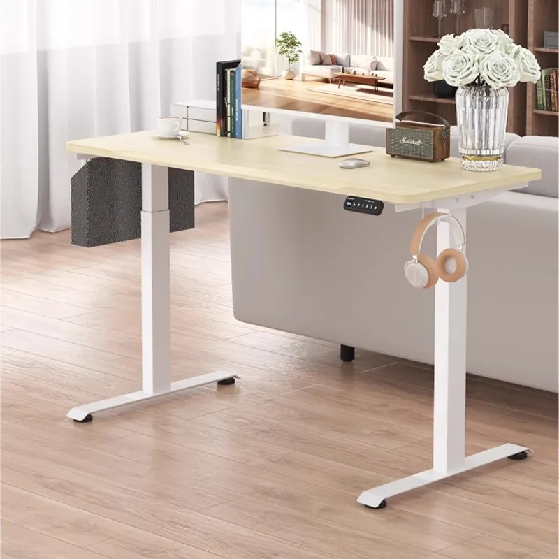 

Modern Steel Extendable Double Motor Electric Height-Adjustable Commercial Office Desk Three-Section Adjustable Legs