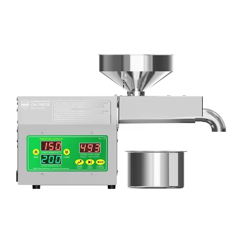 Commercial Oil Press Intelligent Soybean Peanut Oil Press Stainless Steel Oil Press