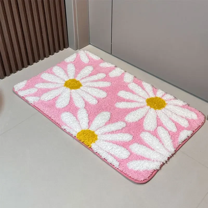 Bathroom Absorbent Floor Mat Household Toilet Carpet Foot Mat Door Mat Entry Door Bedroom Door Mat Toilet Door Mat
