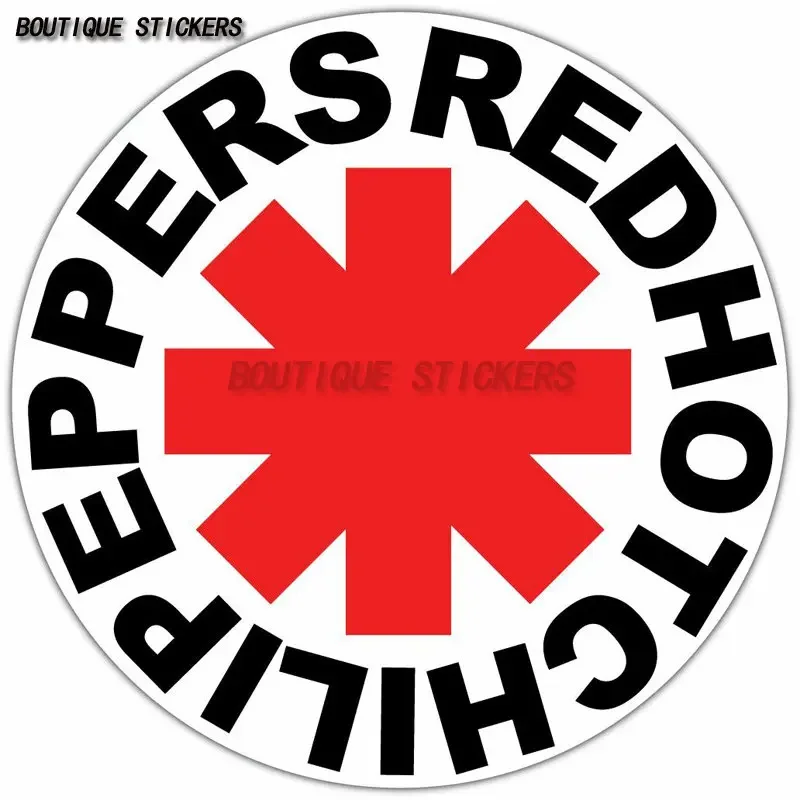 

Chili Rhcp Rock Music Car Stickers Motorcycle Laptop Waterproof Polyethylene Stickers Cover Scratches