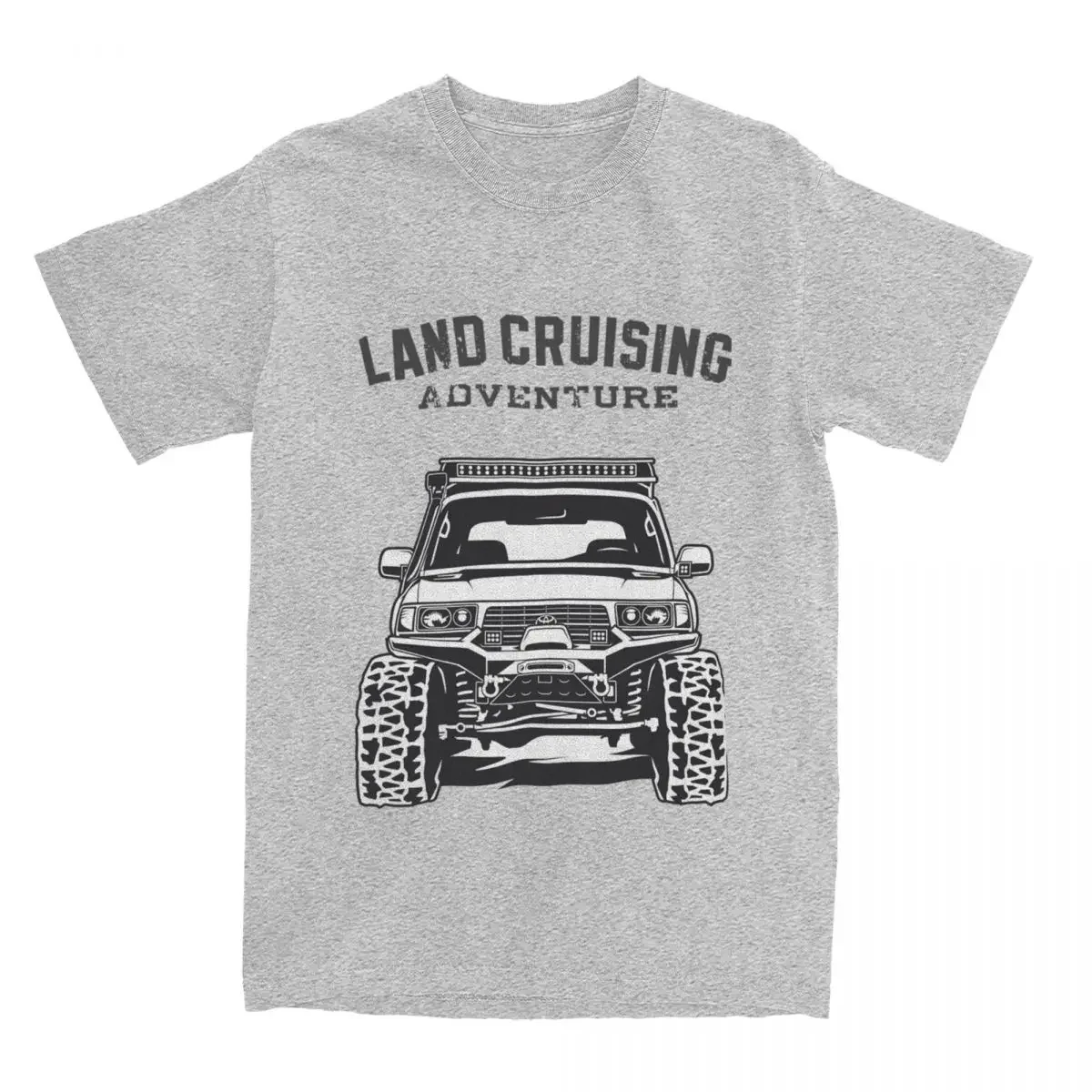 Men Pure Cotton FJ80 Off-road Car Tee Shirt Graphic Clothing Vintage Landcruising Adventure Land Cruiser 80 Off Road T-Shirts