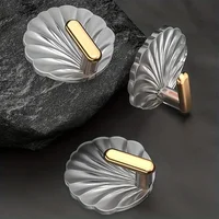 4Pcs Decorative Wall Self Adhesive Hooks, Adhesive Wall Hooks for Hanging Heavy Duty, Over The Door Hooks Key Holder for Wall - Image 3