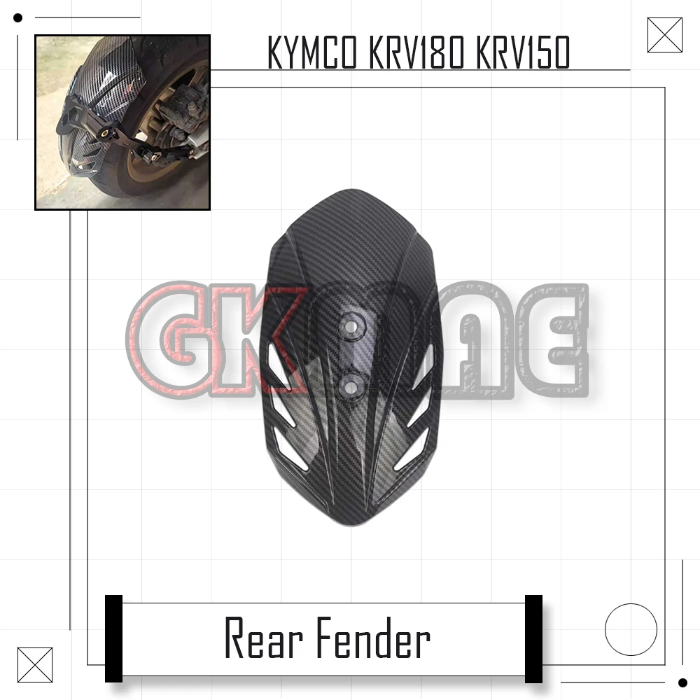 

For KYMCO KRV180 KRV150 KRV 150 KRV 180 Motorcycle Modification Rear Fender Aluminum Alloy Bracket Rear Mud Tile