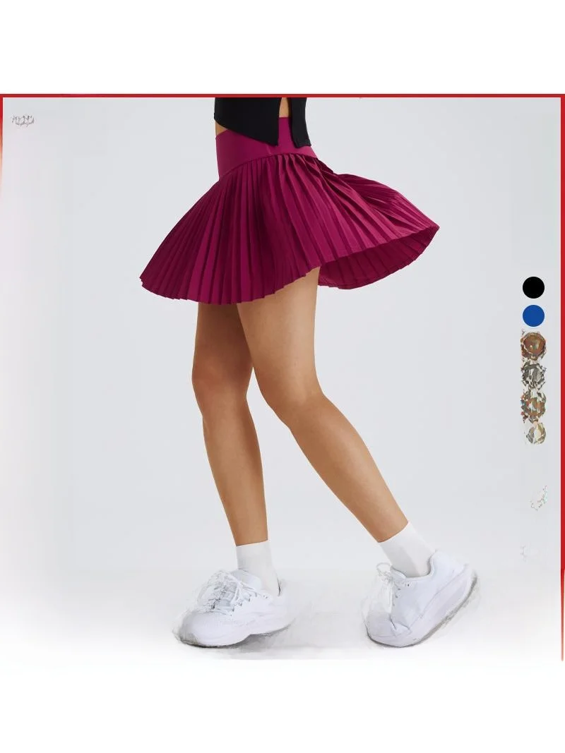 

Весенне-летняя спортивная юбка для йоги с высокой талией, теннисная юбка для гольфа, эластичные юбки Qui Dry Neall для женщин с защитой от воздействия