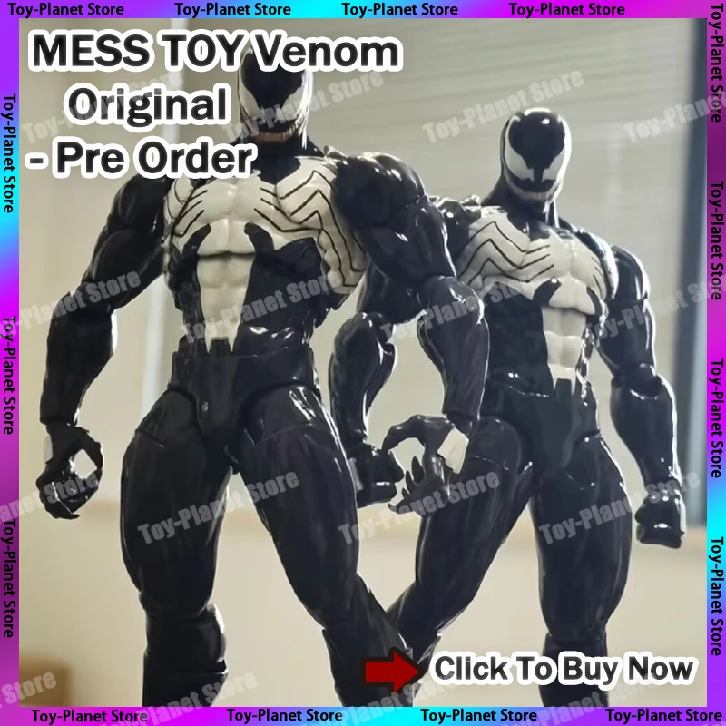 

Mess Toys Spider-Man Black Neighbor Venom Symbiote Anime Action Figure Model Gifts Pre Order 2026 New Arrival Toy