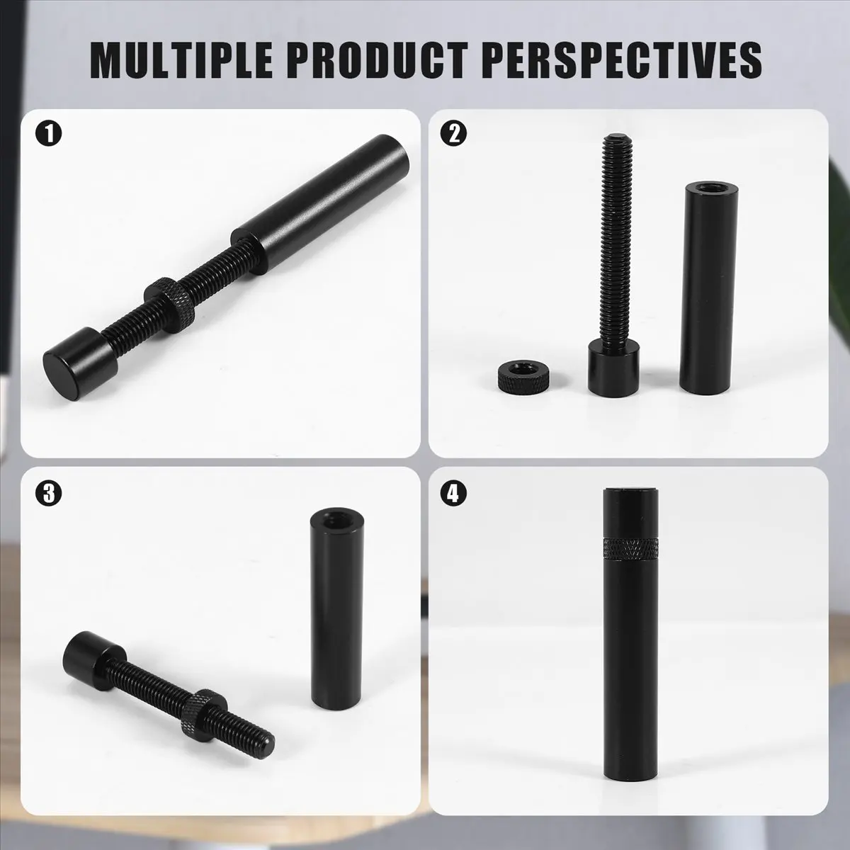B21B Graphics Card GPU Holder Support Adjustable Telescopic Rotary Aluminum Alloy Video Card Sag Bracket Desktop(Plus)