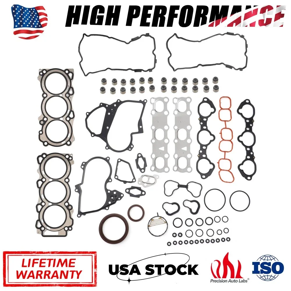 

Комплект прокладок головки блока цилиндров MLS для Nissan Maxima Murano 3.5L V6 VQ35DE 2009-2020 годов