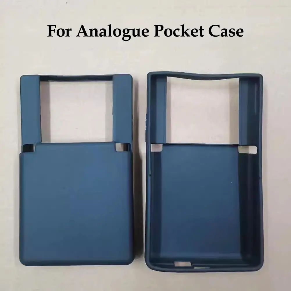 For Analogue Pocket Handheld Blue Protective Case Wear Accessories Game Drop Protection Anti Resistant Console G0H7