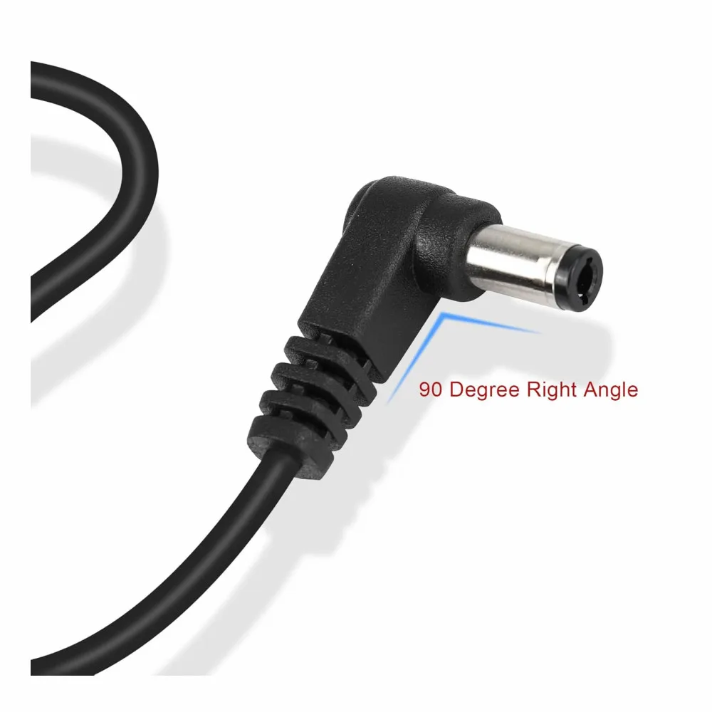DC Power Spring Cable 5.5mm x 2.1mm Power Charger Extension Cord Male To Male Power Retractable Cord For Cameras Router
