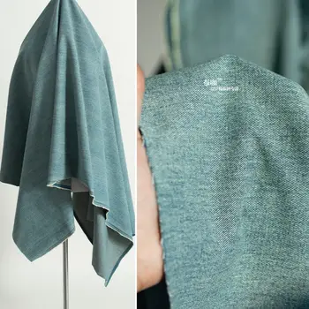 純棉水洗牛仔布,加厚款,適用於外套、褲子、服裝、時裝設計師手工DIY縫紉材料布料 10 最佳銷售 牛仔布 - №4