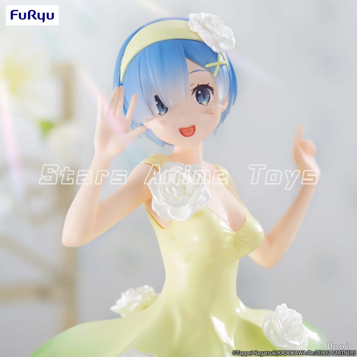 Figur FuRyu Trio-Try-iT Re0 REM/RAM Rok Bunga Hadiah Figur Anime Mainan Model Koleksi