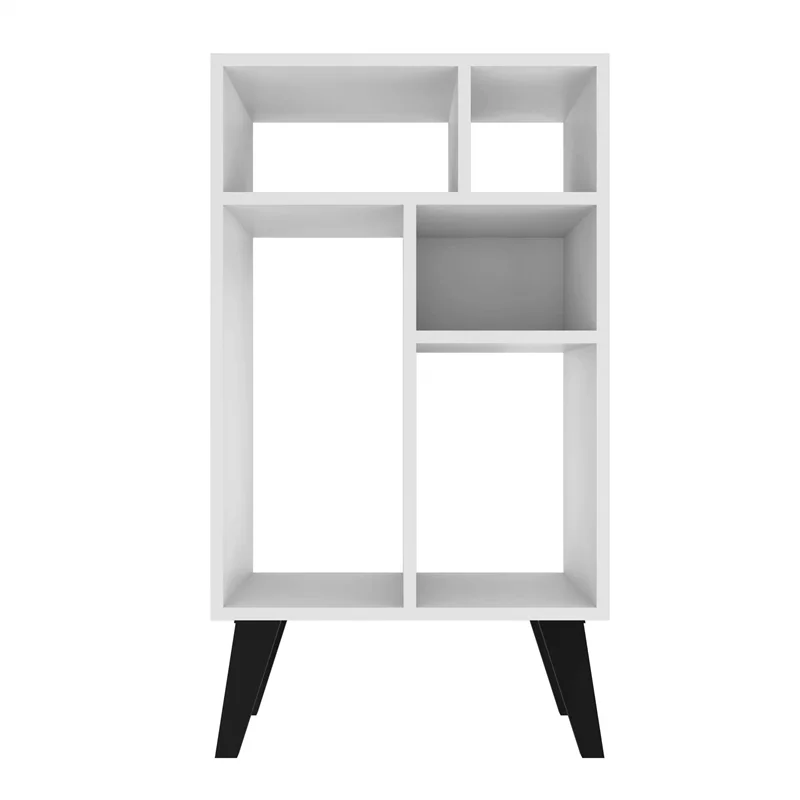 Organize Your Books In Style With The Warren Tall Bookcase 1.0 By Manhattan Comfort, Featuring A Tall, Modern Design Bookcase