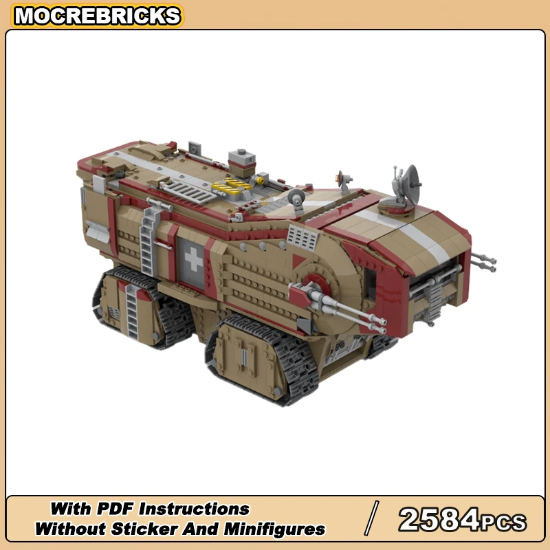 

Space Movie Series MOC Behemoth Sandcrawler Building Block Assembly Model Large Sandworm Originality DIY Bricks Toy Xmas Gift