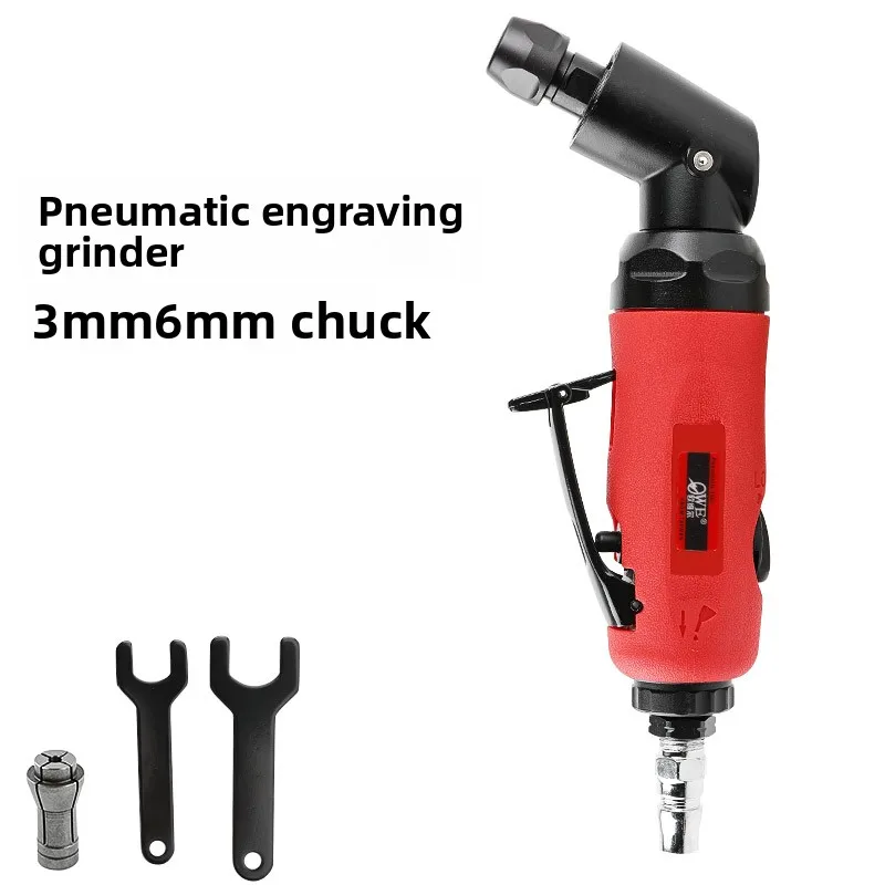 

Oweier Pneumatic Engraving Grinder Air Grinder Tire Repair Grinding Sanding 115 Degrees Ow-St115