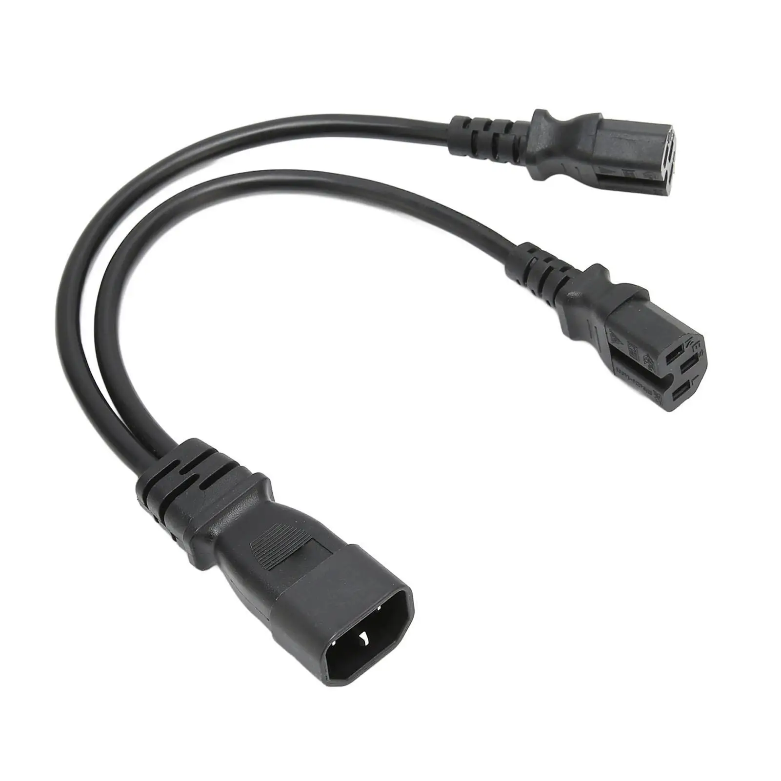 

IEC320 C14 to Dual C15 Power Splitter Cable for desk Lamp Printer Projector 100250V Safe Connection Cord