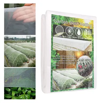 Garden netting plant vegetable fruit flowers crops Ultra fine mesh protection covers greenhouse raised bed barrier screen