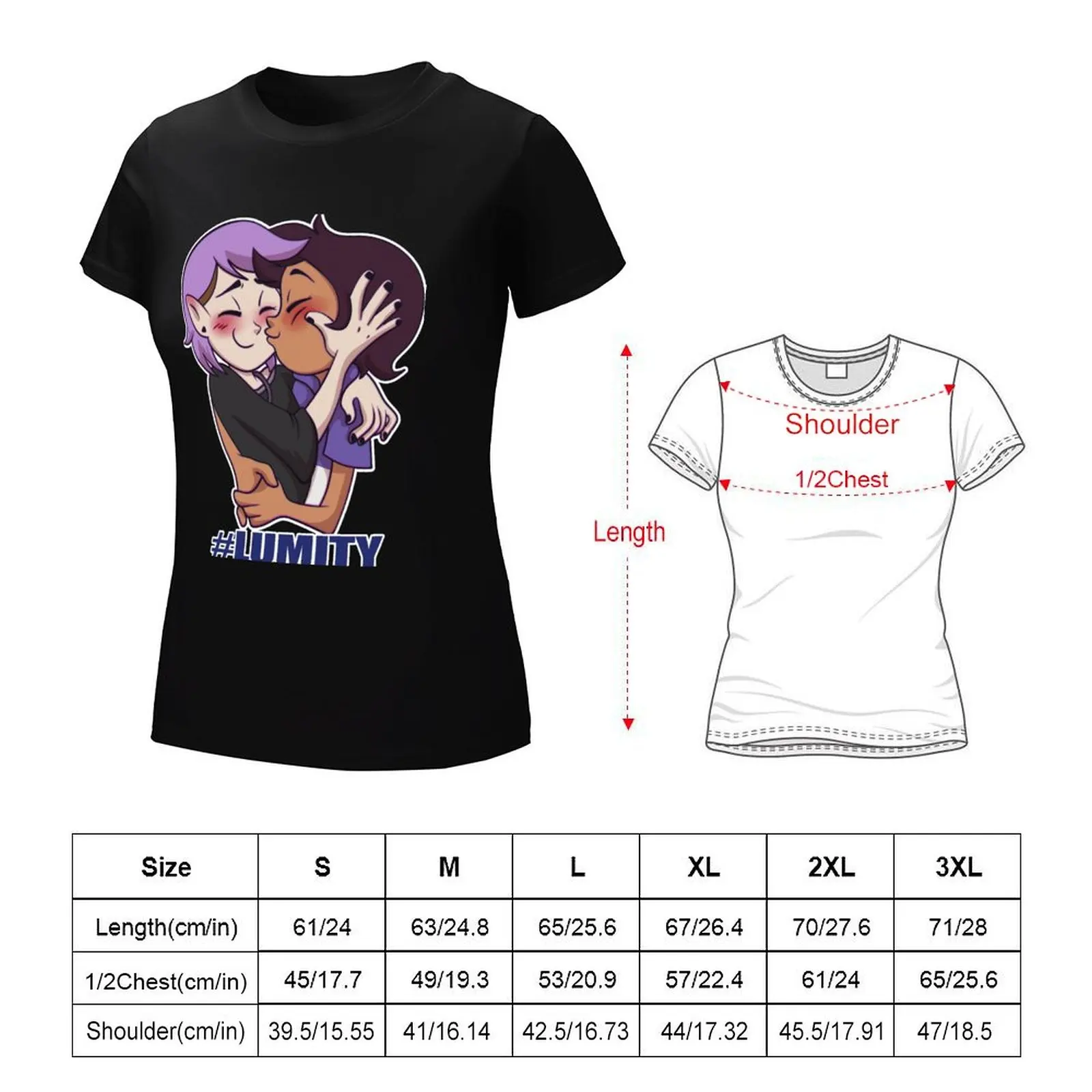 Lumity T-Shirt kawaii clothes female hippie clothes woman t shirt