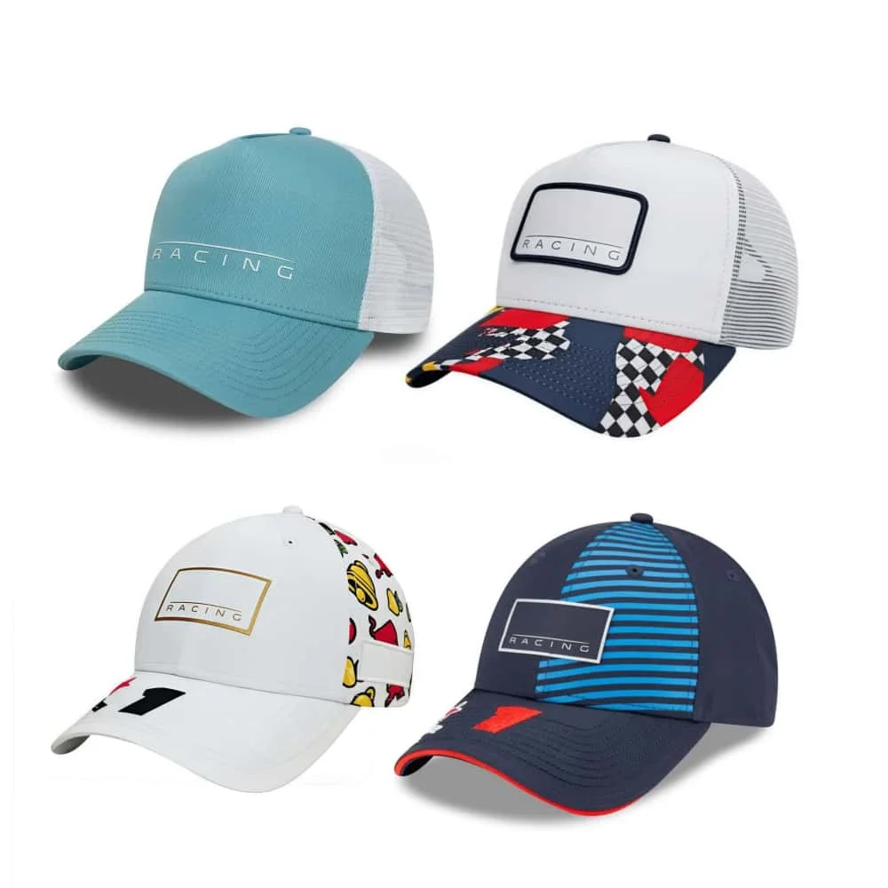 1PC Fashionable Red Sports Energy Drink Baseball Cap Unisex Motorcycle Racing Cap Embroidered Bull Sun Hat Outdoor Sports Cap