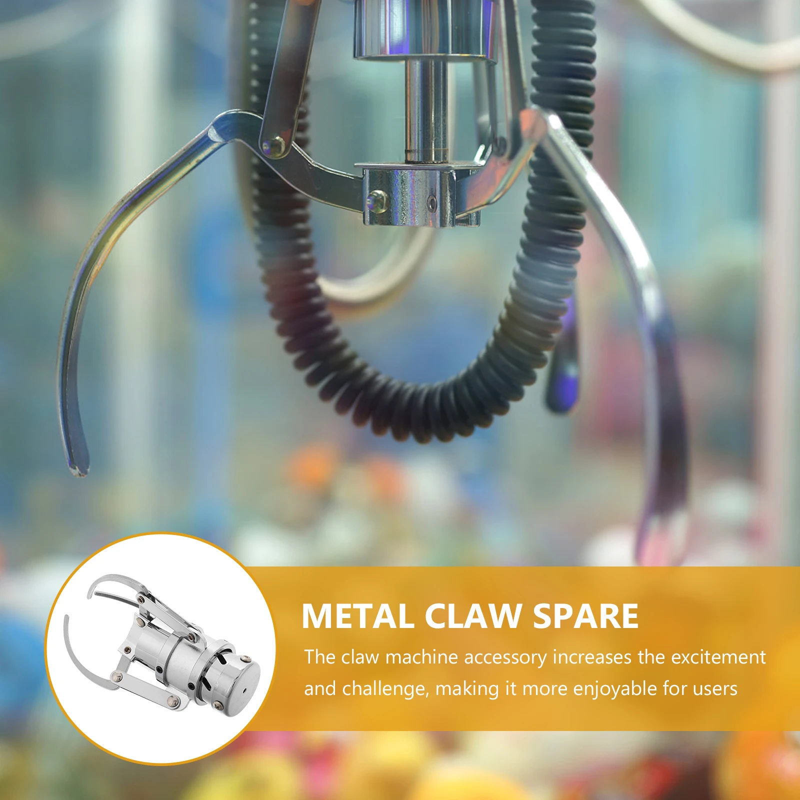 

Mini Claw Arcade Crane Accessories Stainless Steel Claw Crane Game Vending Machine Candy Toys Arcade Crawler Gripper Clip