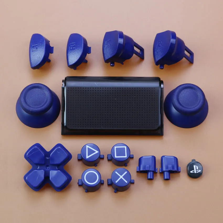 JCD számára PS4 -ért Csekély JDS-040 JDM-040 Ellenőr Hiánytalan beállítása Szállodai küldönc joysticks kupak érintse d-pad R1 L1 R2 L2 Irány kulcs ABXY gomb