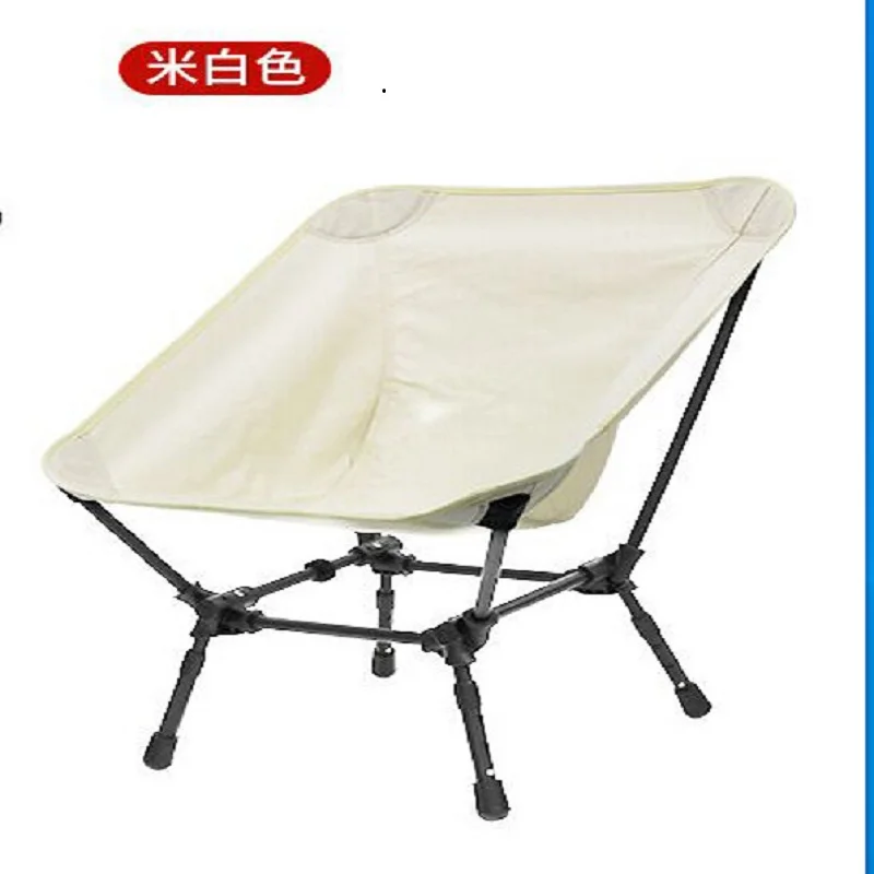 New Outdoor Portable Foldable Camping Chair Height Adjustable Folding Beach Fishing Chair  Camping Retractable square chairs