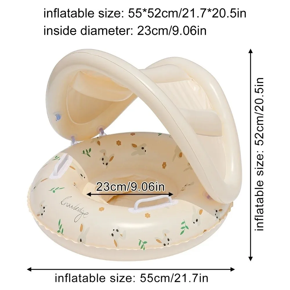 Anneau de siège flottant de piscine gonflable Durable, jeu d'eau, siège de natation gonflable en forme de Tube, anneau de bain pour bébé, plage