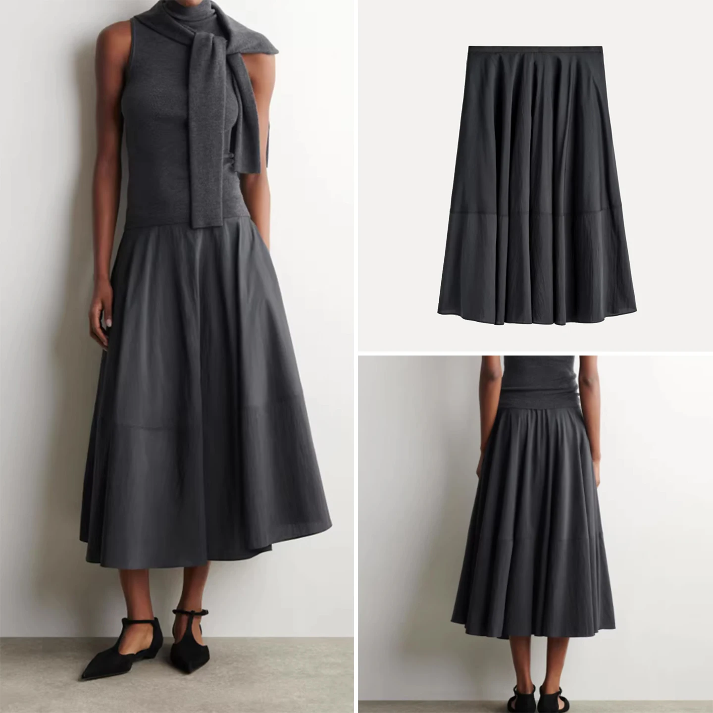 

Универсальная женская юбка А-силуэта средней длины Ele, весна 2026, модный базовый элемент гардероба от Z Brand