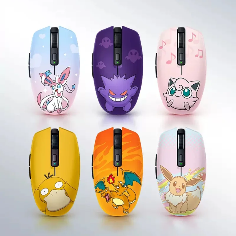 Imagem -02 - Mouse para Jogos sem Fio Razer Orochi v2 Pokemon Pikachu Sanrio Edição Limitada Modelos sem Fio 60g Ultra-leve