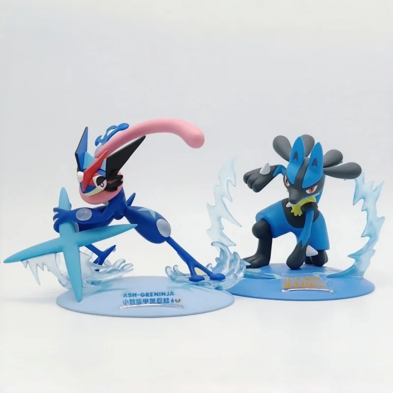 ポケモン-グレンインジャ-モデル-日本アニメ-子供のおもちゃ-漫画のキャラクター-ルカリオ-フィギュア-誕生日-クリスマス-ギフト-コレクション人形