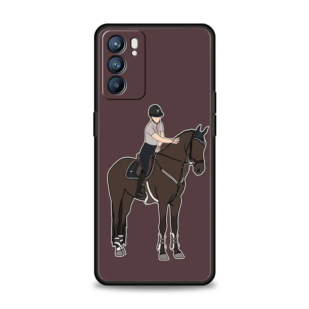 Frederik The Great beauty horse For Oppo A54 Case Reno7 SE Reno6 Pro Plus 5G Find X5 A53 A52 A9 2020 A95 A16 A76 A74 A15 Cover