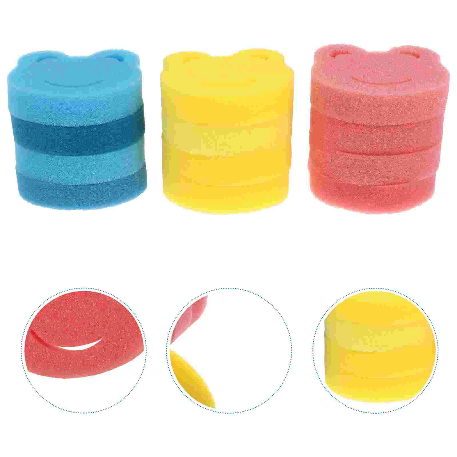 12 Pcs Bath Sponge Baby Supplies Take Kids Shower Infant for Cartoon Sponges Child