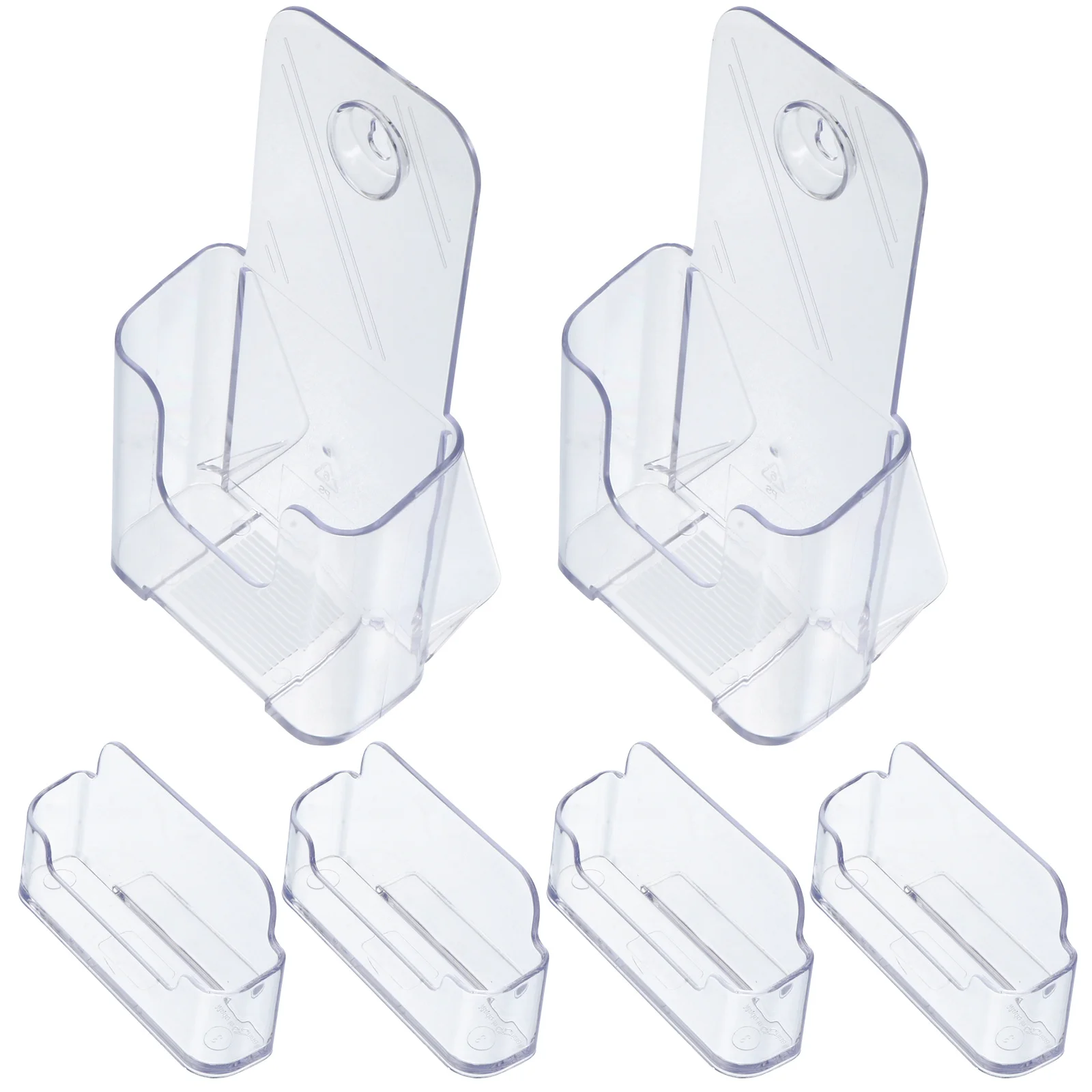 Acrylic File Display Stand Desktop Organizer For Business Cards Brochures Files Name Boxes Storage Box Book Holder