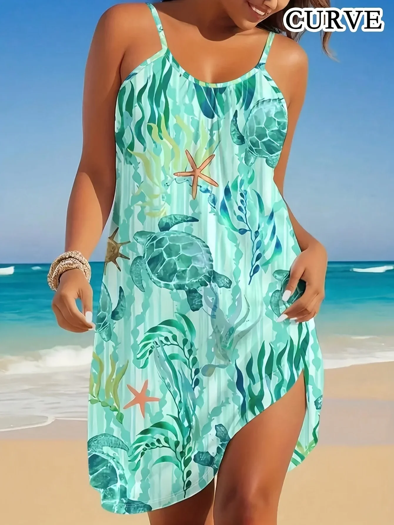 

Плюс размер 1XL-5XL летние каникулы стиль без рукавов длинный жилет с круглым вырезом женское повседневное платье без рукавов с круглым вырезом