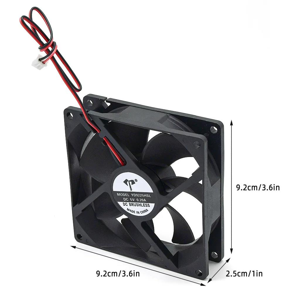 92mm 9225 Fan DC 5V 12V 24V 92mm*92mm*25mm Fan DC Brushless Cooling Fan 92x92x25mm PC Computer Case Cooler CPU Cooler Fan