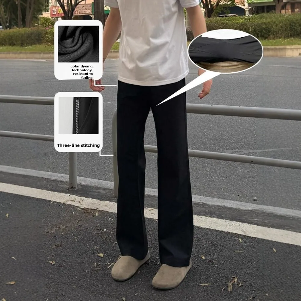 

Мужские летние брюки Bla Tee-Needle Willow Le Blade: прямые, зауженные, с эффектом стройности, премиум-класса, расклешенные, повседневные