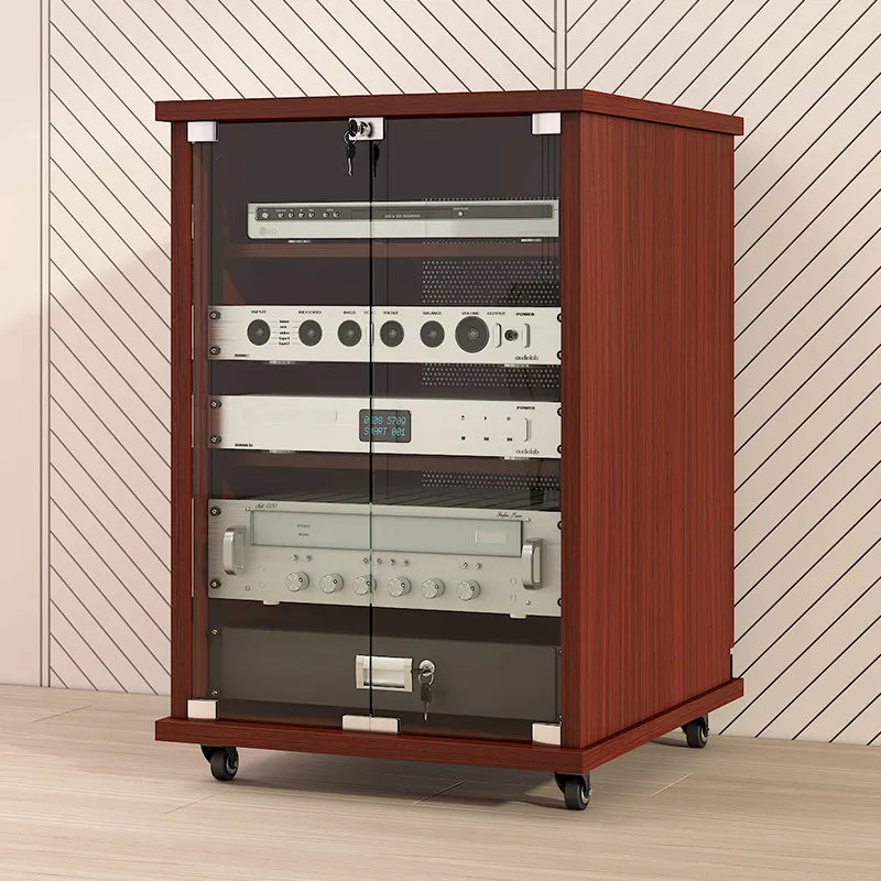 KTV audio cabinet with lock equipment cabinet power amplifier rack audio cabinet