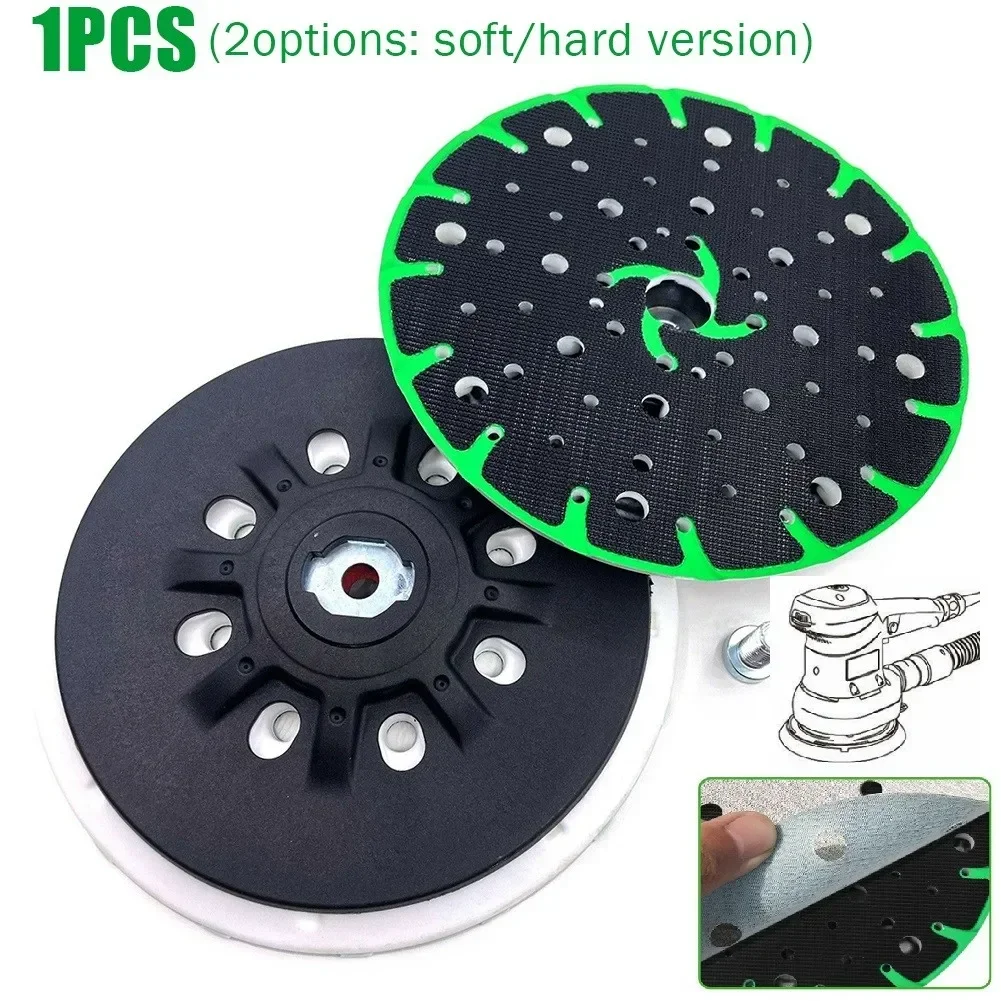 

6 inch 150mm 48 Holes Backing Pad Hook & Loop Sanding Pads for fits Air Sander Power Sander Polisher Tools For Festool M8