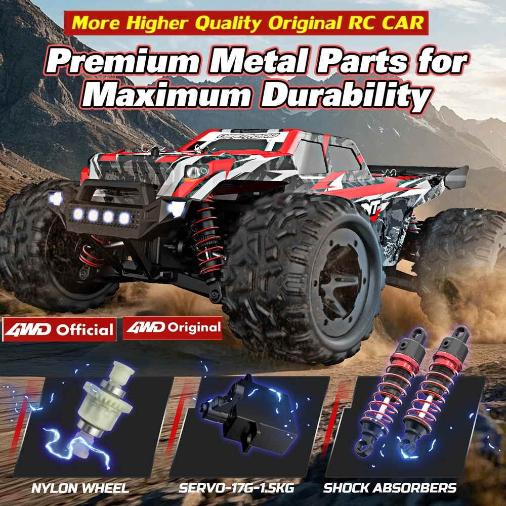 Remote Control Drift Racing Car 4WD RC Cars 40KM/H High Speed Monster All Terrain 4X4 Off Road 2.4GHz Radio Truck Gift Kid Adult view 2