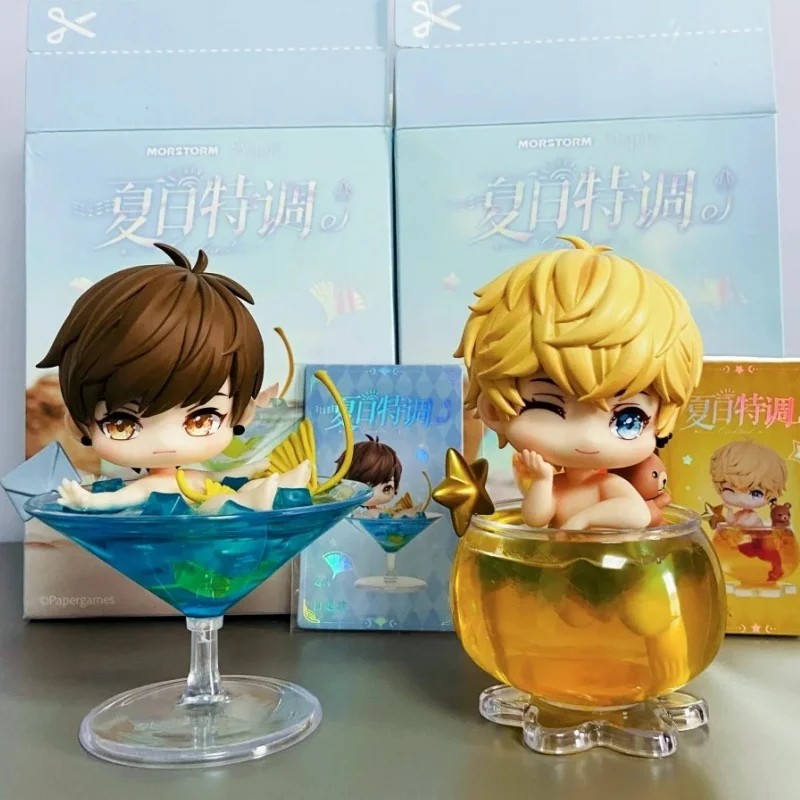 

Morstorm Mr. Love Queen'S Choice Summer Special Cocktail Series Chibi Victor Kiro Gavin Desktop Decoration Blind Box Toys Gift