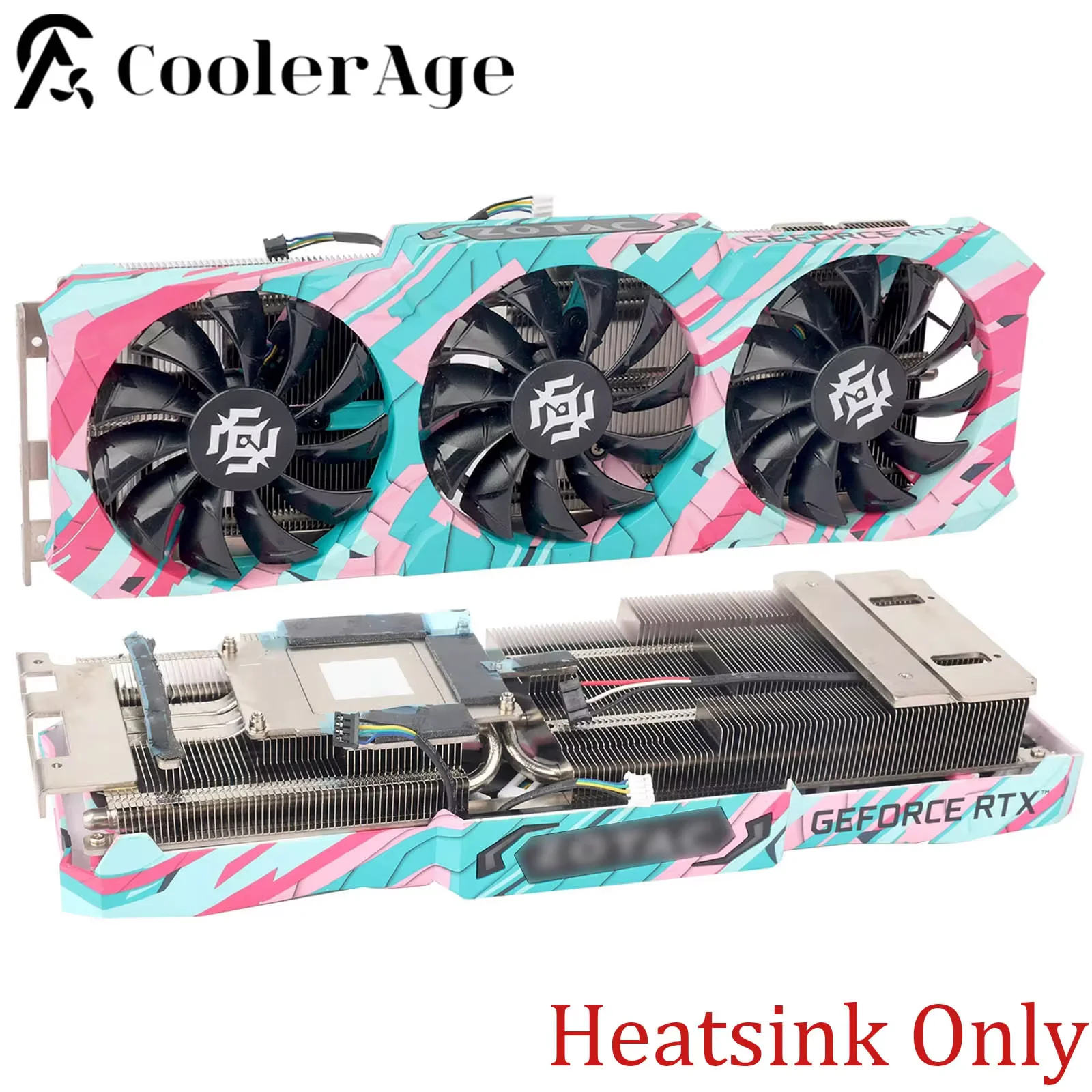 

Original RTX3060Ti Video Card Heatsink For ZOTAC GeForce RTX 3060 Ti Gaiming Replacement Graphics Card GPU Heat Sink