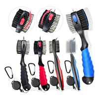 Golf Club Cleaner Golf Cleaning Brush With Carabiner Groove Sharpener Cleaner Multi Style Golf  Sports Accessories Drop Ship