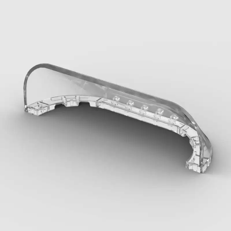 MOC-3571 Front Windshield 4x12x3 Transparent 10321-1 Small Particle Building Toy Parts MOC-256087