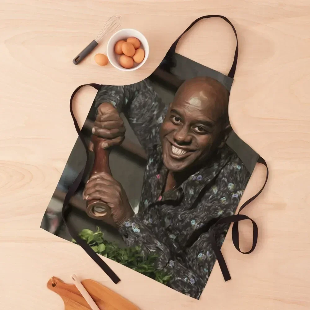 

Spicy Ainsley - A portrait in oil Apron Art Chef Uniform Women restaurant accessories Kitchen Things And For Home Apron