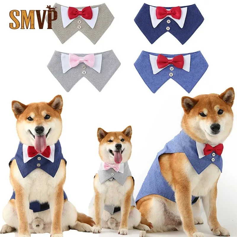 

Spring and Summer Light and Breathable Tuxedo Suit Gentleman's Style Handsome Puppy Pet Dog Full Dress Multiple Color Options
