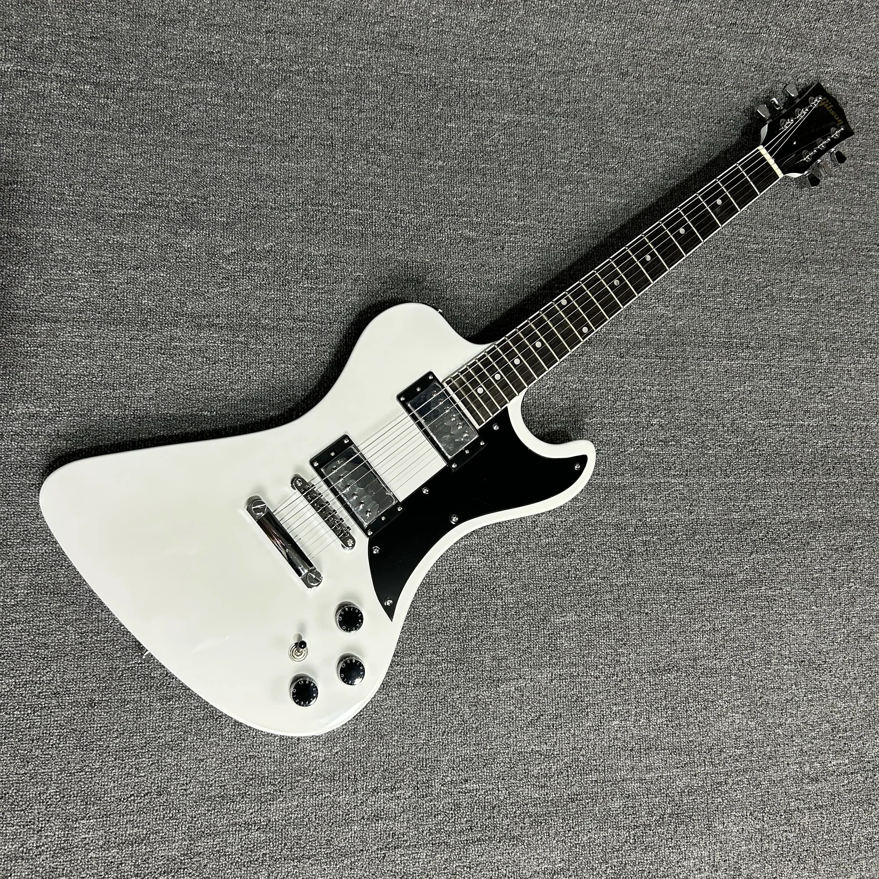 White Electric  Guitar Mahogany Body Rosewood Fingerboard High Quality Guitarra Free Shipping Gleeson