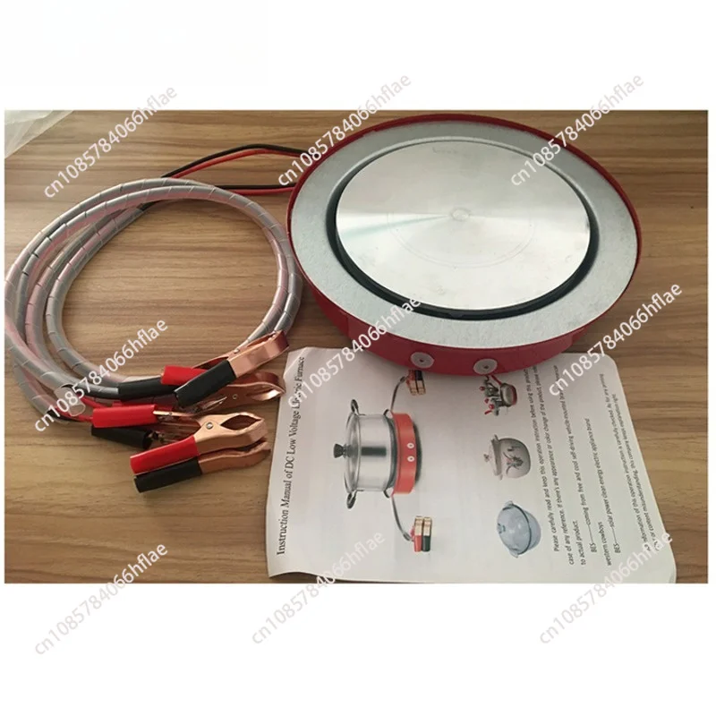 12/24V DC Electric Heating Cooker, Induction Cooker for Vehicle Solar Energy, No Inverter Required