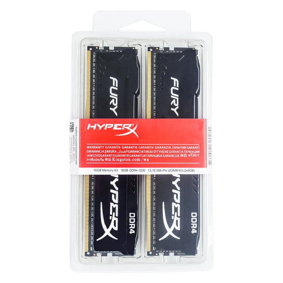 HyperX Fury DDR3 DDR4 4 GB 8 GB 16 GB 1333 MHz 1600 MHz 1866 MHz 2400 MHz 2666 MHz 3200 MHz DIMM PC3-12800 PC4-25600 DDR4 RAM